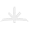 Ekena Millwork Alberta Architectural Grade PVC Gable Bracket, 72"W x 39"H x 6"D x 6"F, 13/12 Pitch GBP072X39X0606ALB00 - alternate 2